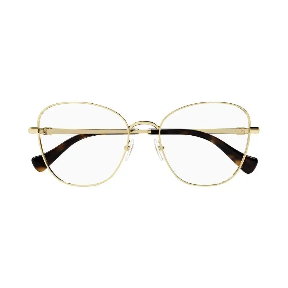 Gucci GG1418O Eyeglasses Gold Metal Square